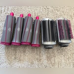 Dyson Hair Tool Set - Fuchsia and Gray